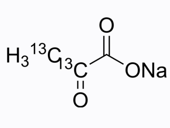 cas:89196-78-1 2-Oxopropanoate-13C5 (sodium)  丙酮酸钠-13C2