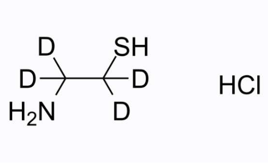 cas:1219805-04-5 Cysteamine-d4 (hydrochloride) 半胱胺盐酸盐 d4 (盐酸盐)
