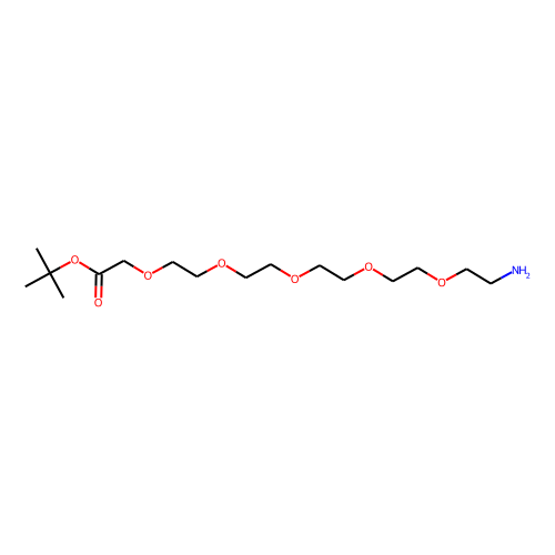 NH2-PEG5-C1-Boc Chemical Structure