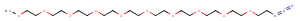 m-PEG10-azide Chemical Structure