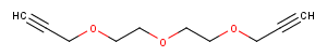 Bis-propargyl-PEG2 Chemical Structure