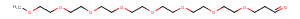 m-PEG7-CH2CH2CHO Chemical Structure