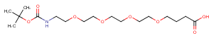 Boc-NH-PEG4-C3-acid Chemical Structure