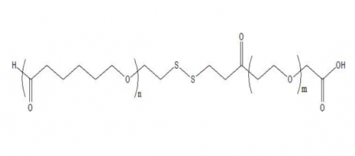 PCL-SS-PEG-COOH，聚己内酯-SS-聚乙二醇-羧基