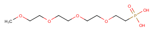 m-PEG4-phosphonic acid Chemical Structure