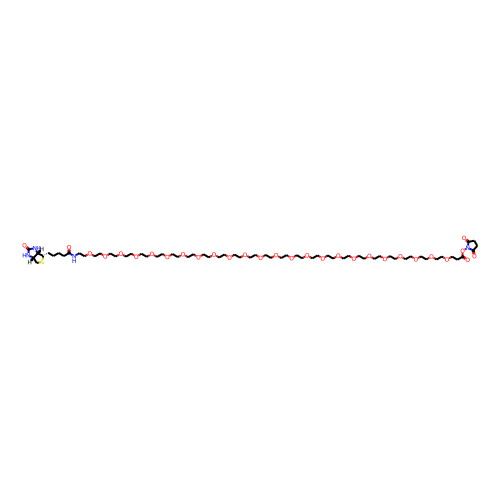 Biotin-PEG24-NHS ester Chemical Structure