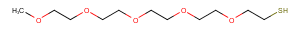 m-PEG5-SH Chemical Structure