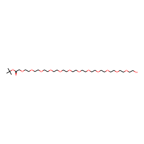 Hydroxy-PEG12-CH2-Boc Chemical Structure