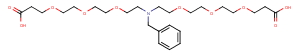 N-Benzyl-N-bis(PEG3-acid) Chemical Structure