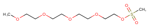 m-PEG4-Ms Chemical Structure