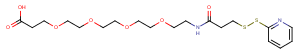 SPDP-PEG4-acid Chemical Structure