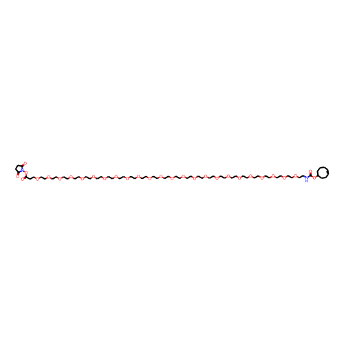 TCO-PEG24-NHS ester Chemical Structure