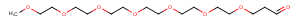 m-PEG6-CH2CH2CHO Chemical Structure