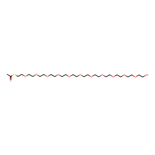 S-acetyl-PEG12-alcohol Chemical Structure