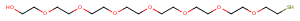 Thiol-PEG8-alcohol Chemical Structure
