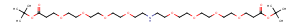 NH-bis(PEG4-Boc) Chemical Structure