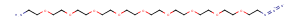Azido-PEG9-amine Chemical Structure