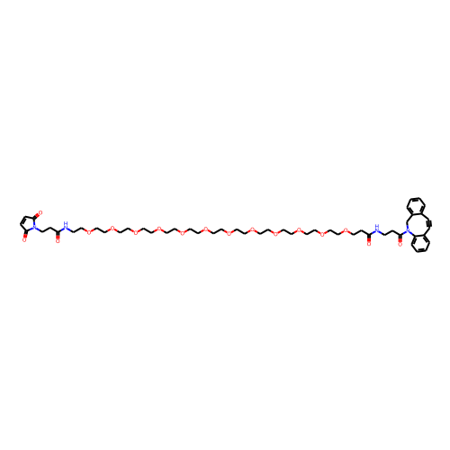 DBCO-NHCO-PEG12-maleimide Chemical Structure
