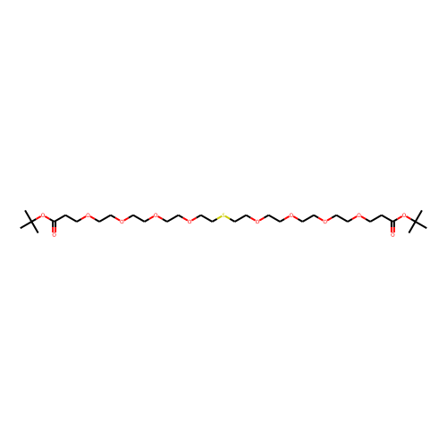 S-Bis-(PEG4-Boc) Chemical Structure