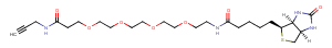 Biotin-PEG4-amide-Alkyne Chemical Structure