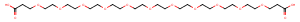 Bis-PEG11-acid Chemical Structure