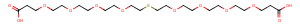 Acid-PEG4-S-PEG4-acid Chemical Structure
