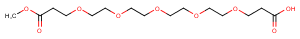 Acid-PEG5-mono-methyl ester Chemical Structure