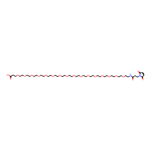 Mal-amido-PEG16-acid Chemical Structure