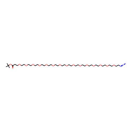 Azido-PEG15-t-butyl ester Chemical Structure