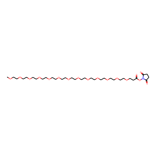 m-PEG13-NHS ester Chemical Structure