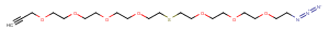 Azido-PEG3-S-PEG4-propargyl Chemical Structure