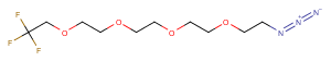 1,1,1-Trifluoroethyl-PEG4-azide Chemical Structure