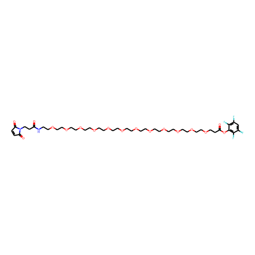 Mal-amido-PEG12-TFP ester Chemical Structure