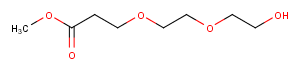 Hydroxy-PEG2-C2-methyl ester Chemical Structure