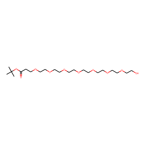 Hydroxy-PEG7-Boc Chemical Structure