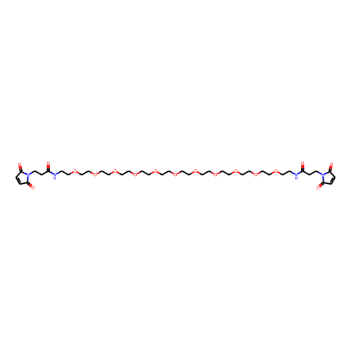 Bis-Mal-PEG11 Chemical Structure