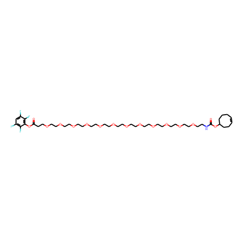 TCO-PEG12-TFP ester Chemical Structure