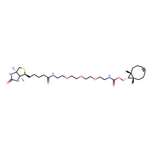 BCN-PEG3-Biotin Chemical Structure