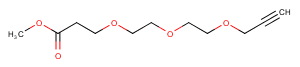 Propargyl-PEG3-methyl ester Chemical Structure