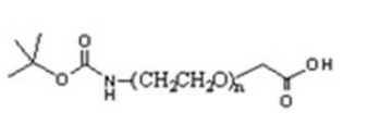 Boc-NH-PEG1K-COOH 叔丁氧羰基-亚胺-聚乙二醇1000-羧基