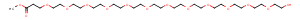 Methyl propionate-PEG12 Chemical Structure