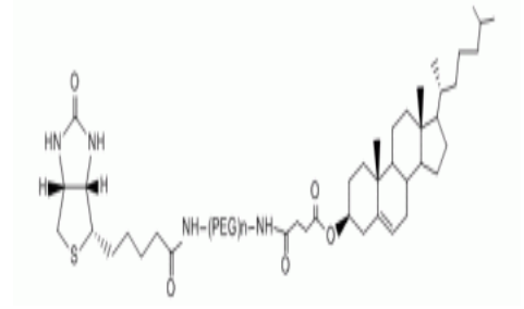 Cholesterol-PEG-Biotin MW：2K  胆固醇-聚乙二醇-生物素