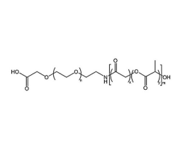 COOH-PEG5000-PLGA25K,50/50 羧基PEG聚乳酸-羟基乙酸共聚物