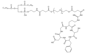 DSPE-PEG2k-cRGD 二硬脂酰基磷脂酰乙醇胺-聚乙二醇2k-主动靶向多肽