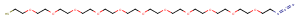 HS-PEG11-CH2CH2N3 Chemical Structure