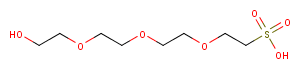 PEG4-sulfonic acid Chemical Structure