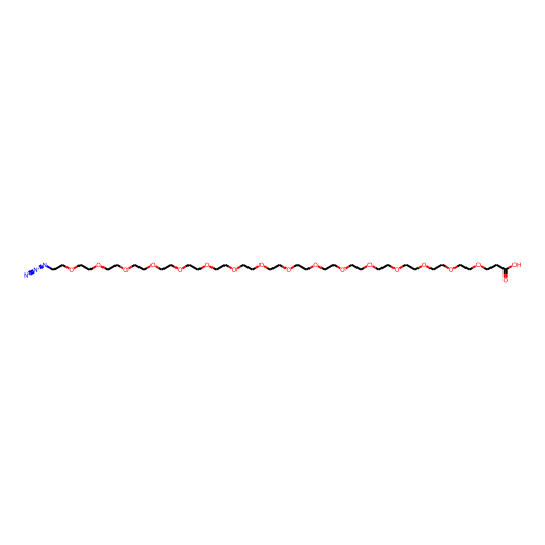 Azido-PEG16-acid Chemical Structure
