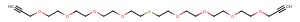 Propargyl-PEG4-S-PEG4-propargyl Chemical Structure