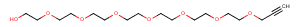 Propargyl-PEG7-alcohol Chemical Structure