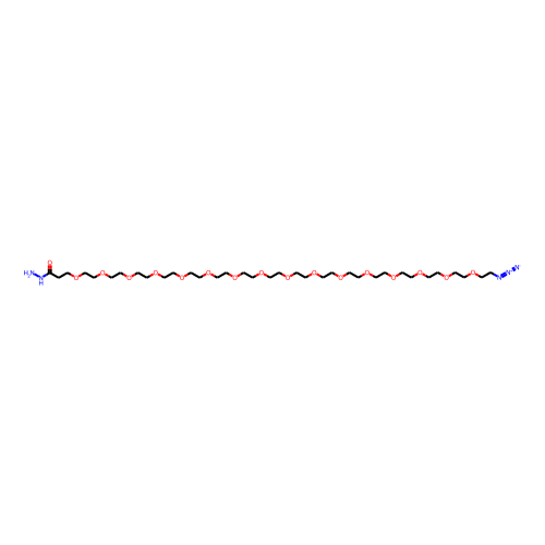 N3-PEG16-Hydrazide Chemical Structure